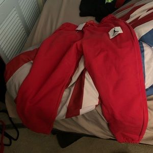 Red Jordan Sweatpants